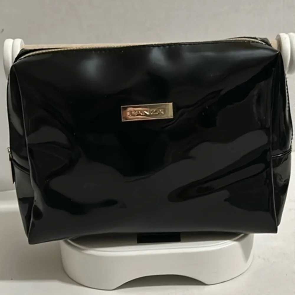 L'anza makeup bag patent leather